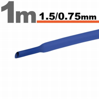 Tub termocontractibilAlbastru • 1,5 / 0,75 mm ǀ 11019K