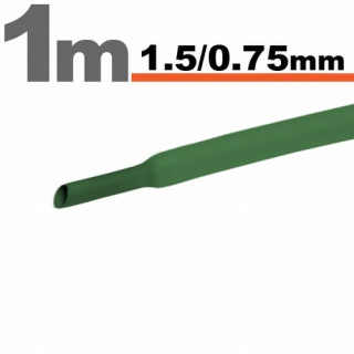 Tub termocontractibilVerde • 1,5 / 0,75 mm ǀ 11019Z