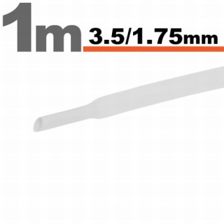 Tub termocontractibilAlb • 3,5 / 1,75 mm ǀ 11021W