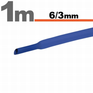 Tub termocontractibilAlbastru • 6 / 3 mm ǀ 11022K