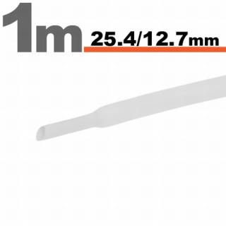 Tub termocontractibilAlb • 25,4 / 12,7 mm ǀ 11027W
