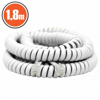 Cablu telefon spiralat4P/4C1,8 m ǀ 20113