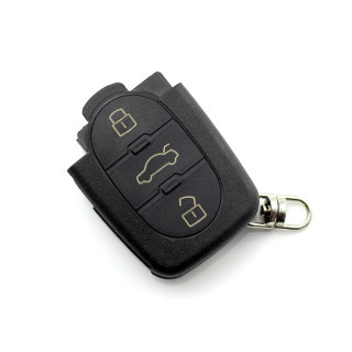 Audi - carcasa cheie cu 3 butoane, baterie 2032 - CARGUARD ǀ CC042