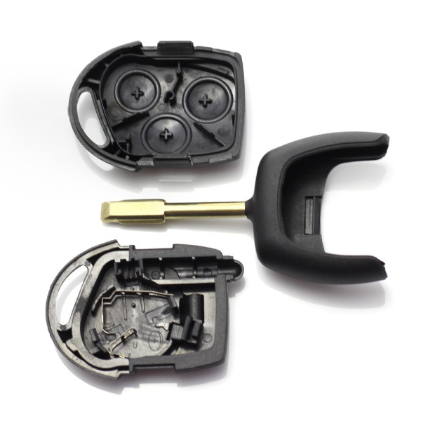 Ford - Carcasa cheie cu 3 butoane si suport baterie ǀ CC110 - imagine 2