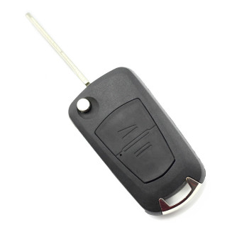 Opel - Carcasa tip cheie briceag cu 2 butoane, lama pe stanga ǀ CC184