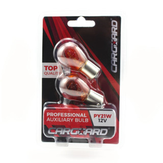 Set de 2 becuri PY21W - portocalii - CARGUARD ǀ BAA104