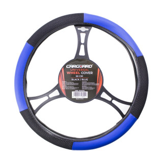 Husa volan auto - negru / albastru - CARGUARD ǀ HVA001
