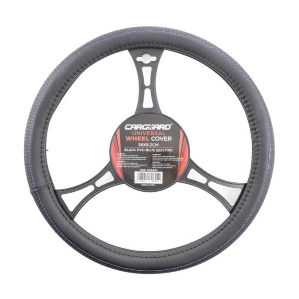 Husa volan auto - negru / albastru PRO - CARGUARD ǀ HVA004