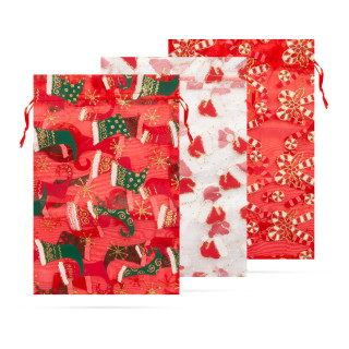 Plasa cadou Organza - 3 tipuri - 20 x 30 cm ǀ 58078C