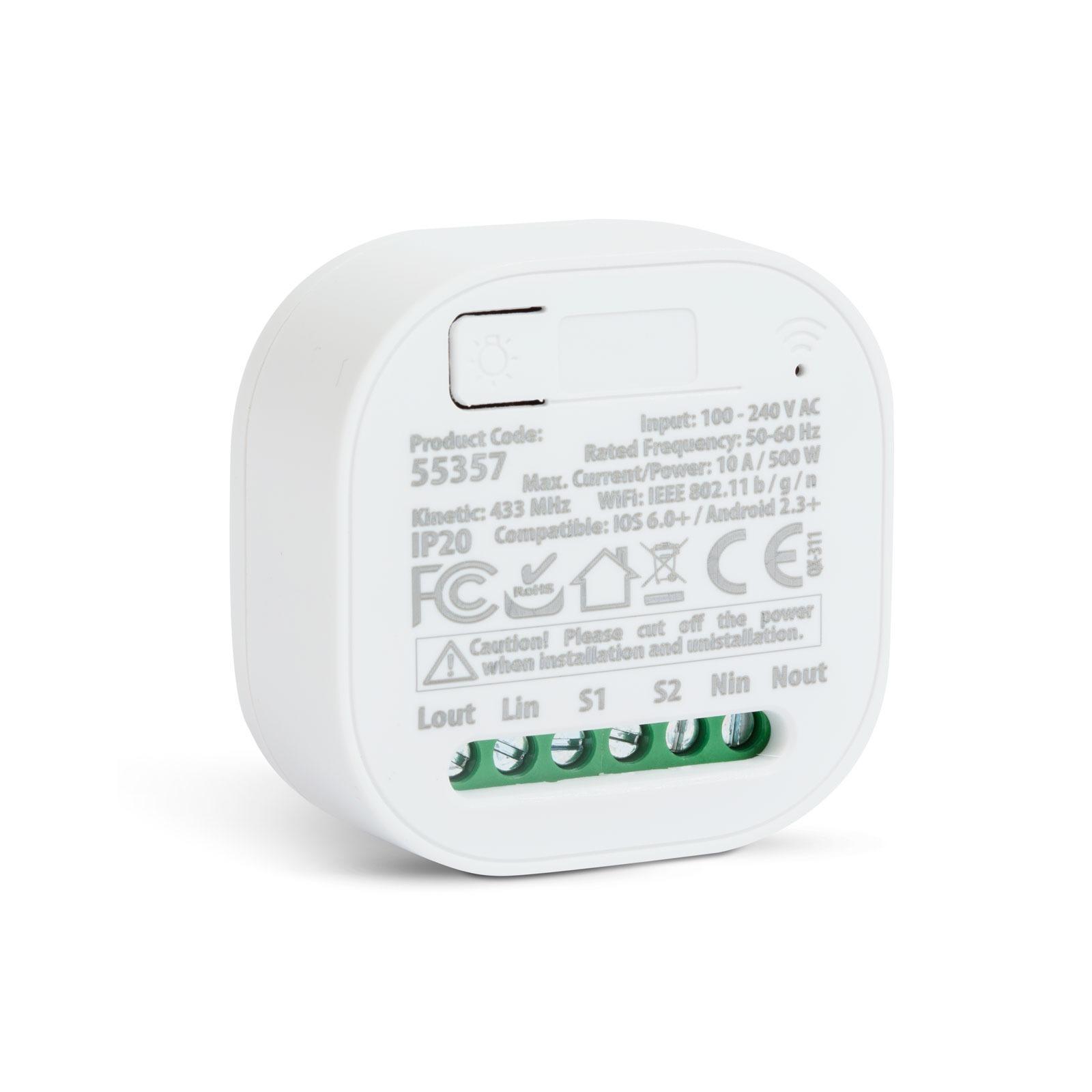 Unitate de control a comutatorului Smart-Kinetic - 100-240V AC, max 15A - Amazon Alexa, Google Home, IFTTT ǀ 55357 - imagine 3
