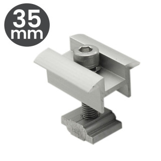 Clema dubla 30/35 mm "Z" pentru montaj panou fotovoltaic ǀ RAZ002