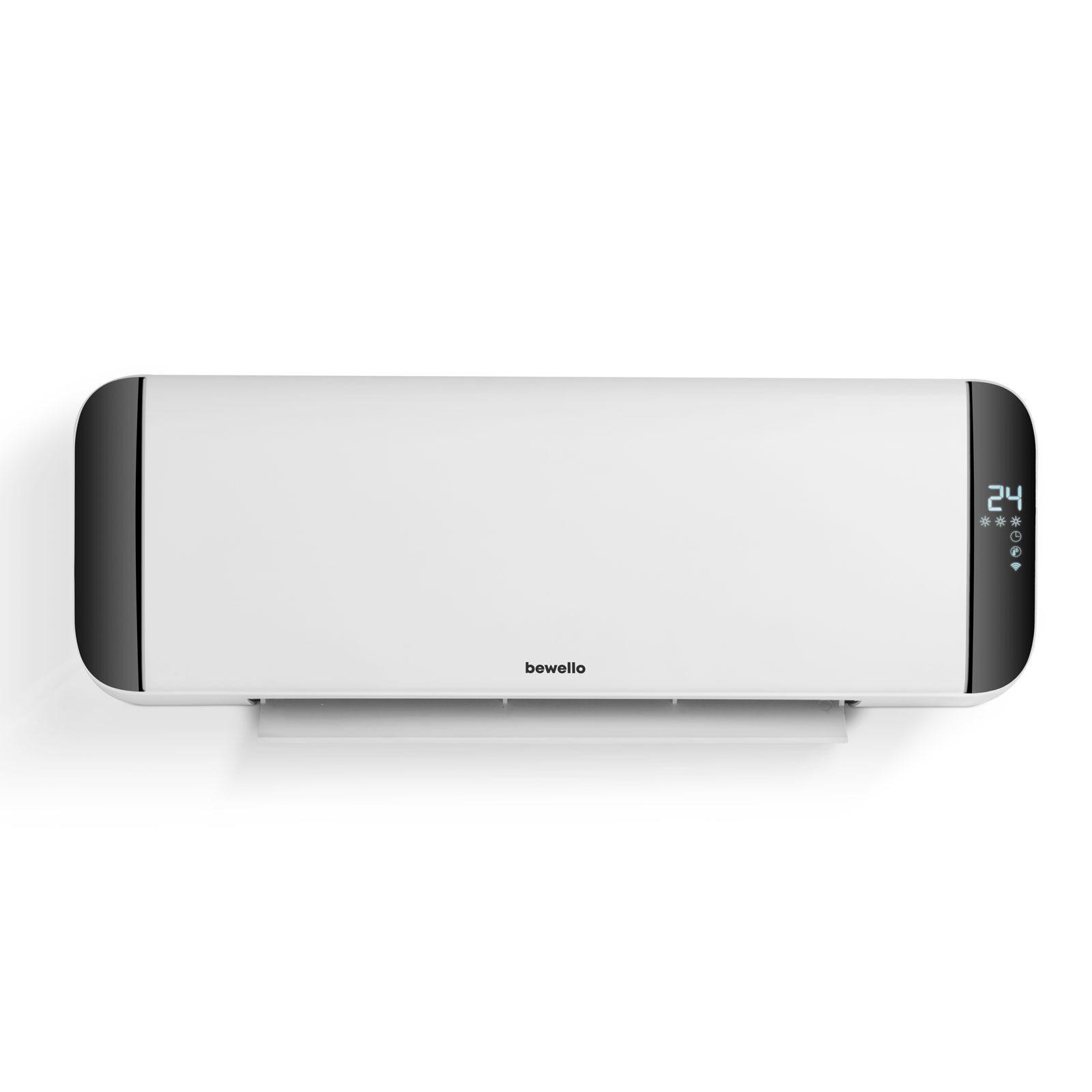 Radiator de perete - 1000/2000W - display LED - 230V - alb - Bewello ǀ BW2101 - imagine 2