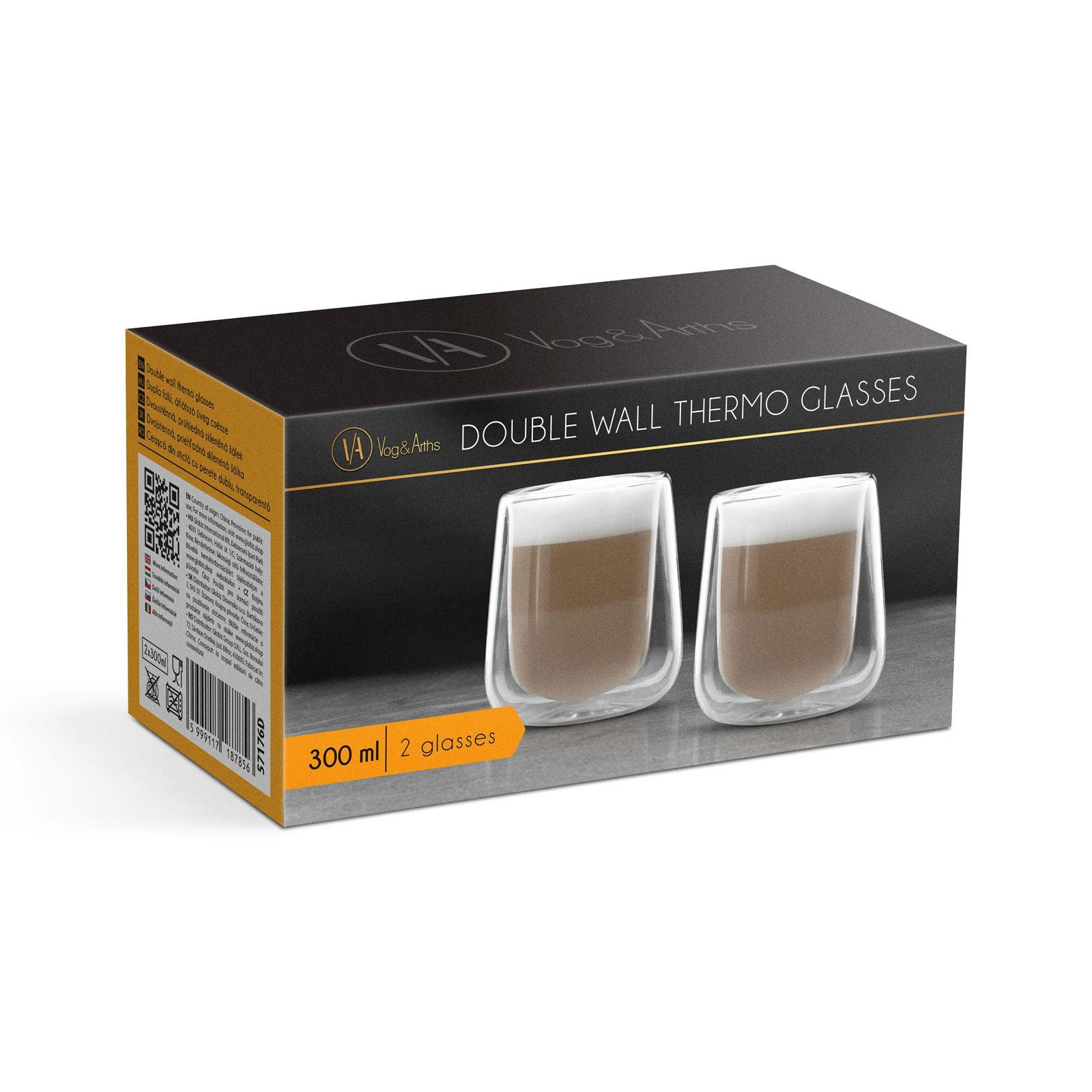 Pahare cu pereti dubli - 300 ml - 2 buc. / cutie ǀ 57176D - imagine 2