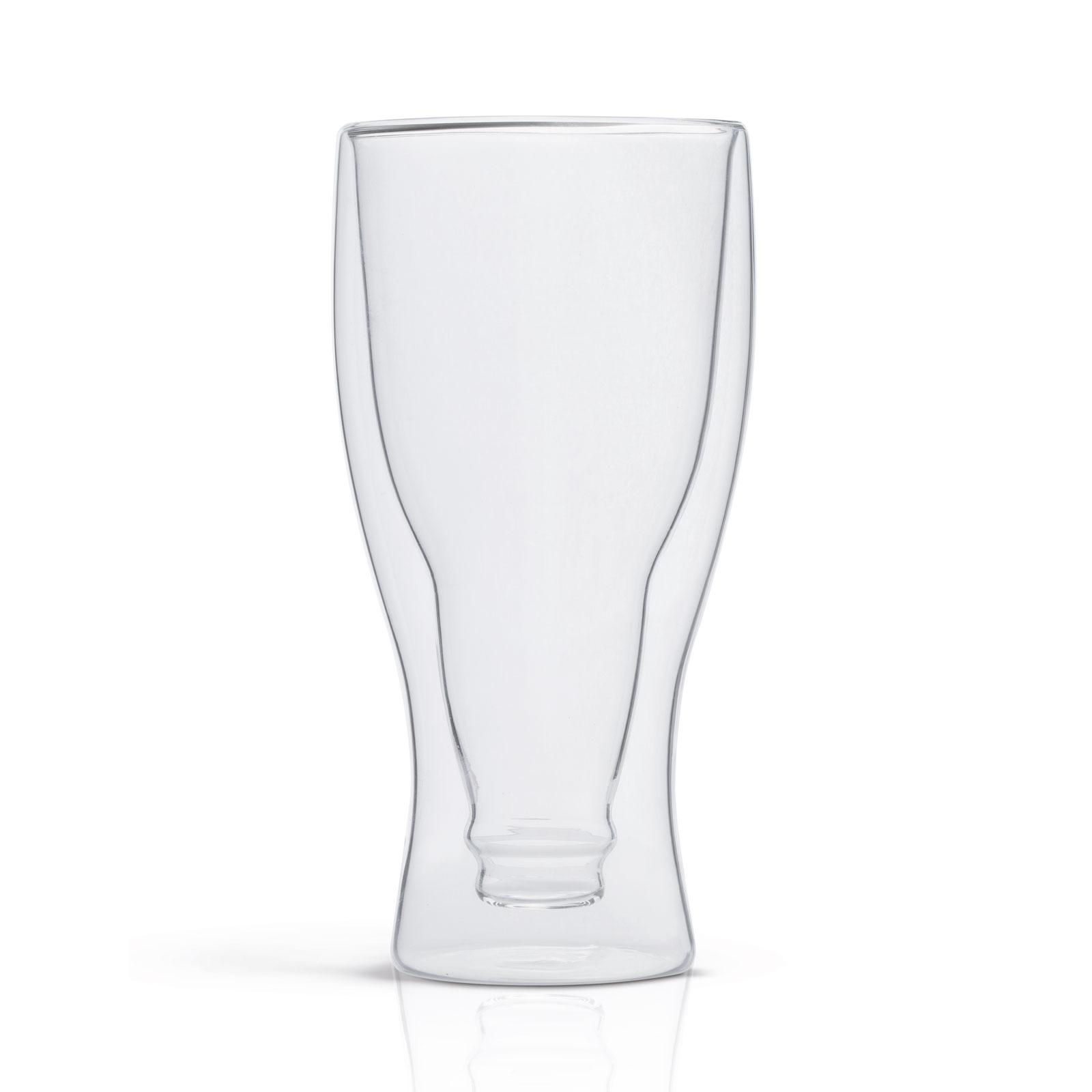 Pahar cu pereti dubli - 350 ml - pentru bere, frappe si racoritoare ǀ 57176G - imagine 2