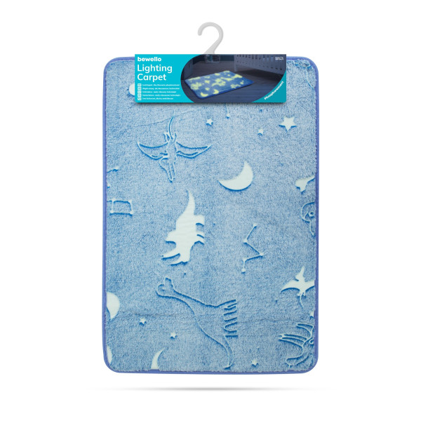 Covor luminos, fosforescent - albastru - 60 x 40 cm ǀ BW2061B - imagine 3