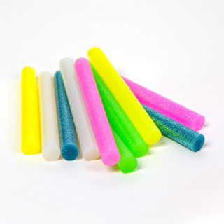 Baton termoadeziv - 11 x 100 mm - colorat fluorescent - 10 buc/pachet ǀ 11117D