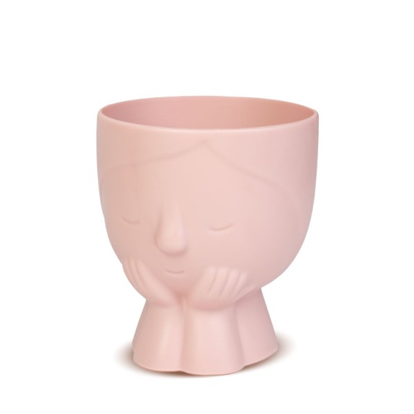 Decor ghiveci - forma fata - 9 x 10 cm - 5 tipuri ǀ 11873 - imagine 5