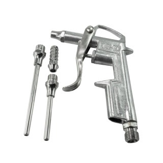 Pistol pneumatic de suflat aer cu duze interschimbabile, 1/4", 16/50/80 mm Carguard ǀ PSA004