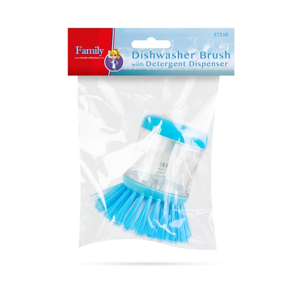 Perie pt. vase cu dozator detergent – albastru ǀ 57310 - imagine 2