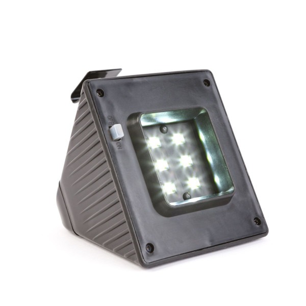Lumina solara pentru jgheab - 6 LED-uri SMD alb rece - negru ǀ 11443 - imagine 2