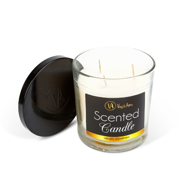 Lumanare parfumata – "Fulgi de nea catifelati" – 350 g ǀ 58812A - imagine 2