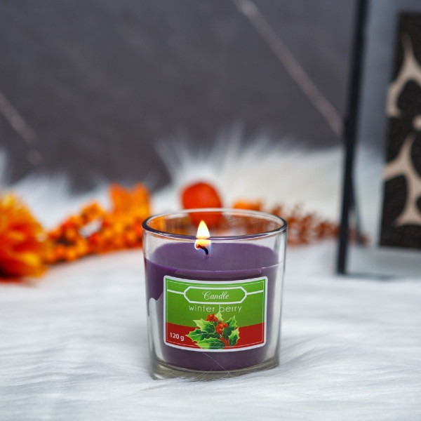 Lumanare parfumata - "winter berry" - 120 g ǀ 58802D - imagine 4