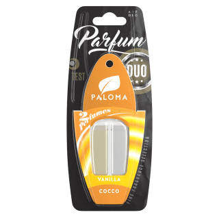 Odorizant auto Paloma Parfum DUO Vanilla/Coco 2x3ml